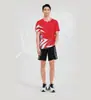 Nuevos uniformes de bádminton personalizados transfronterizos, ropa de competición que absorbe la humedad y se seca rápidamente, uniformes de bádminton para adultos y niños para competición y entrenamiento