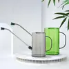 Regadera multifuncional de pico largo para uso doméstico, regadera transparente para jardinería, para regar flores y plantas en maceta, regadera rociadora de gran capacidad