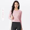 Conjunto de Ropa de Yoga Nude Transfronterizo, Tirantes Dobles de Alta Gama para Mujer, Camisola Halter, Tops Deportivos de Fitness en Capas