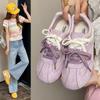 Tênis Esportivo Casual Feminino 2025 Verão Novo Aumentador de Altura Moda Versátil Estudante Fofo Sapatos Forrest Gump