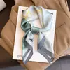 Elegante pañuelo pequeño, estilo ins coreano, versátil y moderno, adecuado para primavera y otoño, se puede usar como pañuelo cuadrado decorativo, cinta para el pelo, accesorio para bolso o bufanda fina para el cuello