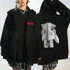 Sudadera con cremallera estilo periódico de Bts Rm Kim Namjoon Chaqueta cárdigan casual holgada Merchandising para fans