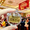 Concha de Agua Oro Puro 2mg Pegatina que Atrae Dinero para Teléfonos, Pegatina de Oro 999 de Venta Caliente, Regalo para Transmisión en Vivo de Inauguración de Tienda de Oro, Venta al por Mayor