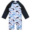 Traje de baño de verano para bebé niño nuevo 1-4-7 años traje de baño de una pieza para niños delfín bebé protección solar secado rápido