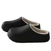 Pantuflas de algodón para mujer para otoño e invierno, de suela gruesa, antideslizantes, cálidas y afelpadas, adecuadas para uso en interiores, y también disponibles en estilo de pareja para hombre