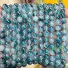 Xicui Piedra Natural de Alta Calidad Calcedonia Cuentas Redondas Pulsera DIY Accesorios de Joyería de Goma Componentes Semiacabados al por Mayor