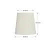 Novo Abajur de Lustre Colorido Opcional com Clipe Amazon Acessórios de Lâmpada Transfronteiriços Abajur de Mesa de Tecido