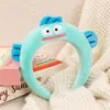 Tiara de Cabeça Animal Cartoon Fofa Peixe-Palhaço Guaxinim Gato Preto Rosto Melody Lavagem Facial Tiara Grampo de Cabelo Alto Super Fofo para Mulheres