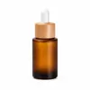 Criativa e Luxuosa 20ml 30ml 50ml 100ml Garrafa de Vidro Cosmético de Madeira de Bambu Eco-Friendly Refil de Perfume Frasco de Óleo Essencial