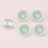 Yongjia Gems 6mm Chapado en Color Redondo Degradado Corte Araña de Fuego Circonita Piedra Suelta Joyería DIY Arte de Uñas Joyería Wholesale