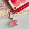 Cordão Fofo de Gelatina Fina Flash Gordura Estrela para Celular Rosa Coração de Menina Terna Estrela de Cinco Pontas Pingente Doce de Bolsa Presente de Casal