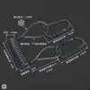 Cuerda de Cable de Acero Antirrobo Anti-Pérdida, Cuerda de Resorte Retráctil Automático, Equipo de Protección para Pesca, Cuerda Herramienta Anti-Pérdida