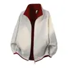 Traje deportivo para hombre y mujer, primavera 2026, sudadera tipo cárdigan con cuello alto combinada con pantalones deportivos holgados e informales, conjunto de dos piezas para pareja