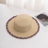 Nuevos fabricantes de sombreros de paja para playa, viajes al aire libre, protección solar de verano para mujer, sombreros de playa para vacaciones en la costa