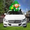 Calle transfronteriza. Decoración de maletero para coche con diseño de avión para el Día de San Patricio, festival irlandés, suministros para fiestas, fábrica de modelos de avión