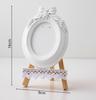 Placa creativa de yeso blanco para exhibición de joyas, ideal para guardar pulseras, pendientes y anillos, accesorios de fotografía.