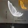 Accesorios para Bodas Alas de Mariposa Brillantes Colgante Decoración de Techo Araña de Boda Pasarela Hierro Forjado Guía de Camino Adornos