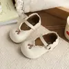 Zapatos de Princesa Cómodos Estilo Francés Mary Janes 2026 Zapatos de Una Sola Pieza Vestido de Actuación para Niña Verano Zapatos de Cuero para Niña