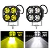 Luz LED de Conducción Impermeable Transfronteriza para Coche de 3 Pulgadas Trébol de Cuatro Hojas 40W Luz Cuadrada Pequeña Luz Todoterreno Foco para Camión