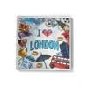 Imanes para Refrigerador Refractivos Personalizados, Souvenirs Turísticos de Londres, Pegatinas Magnéticas Personalizadas Estilo Británico con Graffiti