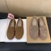 Versión Coreana 2026 de los Nuevos y Modernos Zapatos de Pescador para Mujer, Mocasines de Paja Planos sin Cordones