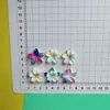 Parches de Flor de Lirio Mini con Degradado de Colores para Manualidades DIY, Accesorios para el Cabello de Niños, Decoraciones para Zapatos, Ropa, Fundas para Auriculares y Zuecos