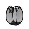 Cesta Plegable de Malla para Ropa Sucia, Cesta de Almacenamiento Simple de un Solo Color, Cesto para Ropa Sucia, Cesta de Lavandería para Baño del Hogar, Cesta para Artículos Varios