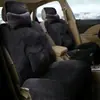 Almofada de assento de carro inverno veludo curto desenho animado almofada de carro feminina fofa almofada de assento de pelúcia almofada de lã almofada de assento de carro de veludo com partículas de urso