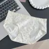 Calcinhas femininas de algodão floral pastoral, 100% algodão, antibacteriana 10A, entrepernas estendida, plus size, algodão Classe A, para mulheres plus size