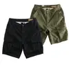 Shorts de Trabajo de Marca de Moda de Verano para Hombre Estilo Japonés Holgados Retro Desgastados Pantalones Casuales para Hombre Ropa Exterior Pantalones de Moda