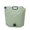 Bolsa Portátil para Camping com Bico, Bolsa de Armazenamento de Água com Duplo Bico e Torneira, Grande Capacidade de 12L, Produção Impressa