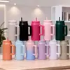Vaso Aislado de Acero Inoxidable de 1500 ml con Asa y Popote, Taza Térmica al Vacío para Playa, Viaje Diario, Fútbol al Aire Libre