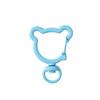Clips de Resorte Coloridos, Anillas Abiertas Redondas, Anillas de Resorte de Oso, Accesorios para Llaveros DIY, Anillas de Conexión de Aleación