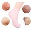 Sebs Calcetines de Barco Calcetines Exfoliantes Protección para Pies Calcetines para el Cuidado de la Piel de los Pies Calcetines Hidratantes Elásticos de Gel de Silicona