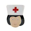 Broche Creativo de Dibujos Animados Europeos y Americanos Estetoscopio Estéreo Doctor Enfermera Forma de Corazón Electrocardiograma Gota de Aceite Insignia Pecho Al por Mayor