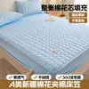 Protetor de Colchão Acolchoado de Algodão de Xinjiang Grau A para Maternidade e Bebê Lençol de Elástico Capa Protetora Espessada para Colchão Lençol de Elástico Individual Conjunto de Três Peças