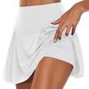 2026 Verão Europeu e Americano Amazon Basic Verão Leggings de Cor Sólida Falso Duas Peças Saia Feminina