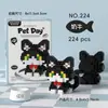 Venta al por mayor Compatible Lego Bloques de construcción de micropartículas Juguetes de bloques educativos para niños Animación de dibujos animados Transfronterizo