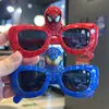 Gafas de Hombre, Gafas de Sol Polarizadas Telaraña, Gafas Suaves Anti-UV, Gafas de Niños de Moda de Silicona Dibujos Animados Spider-Man para Niñas