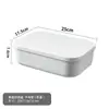Caixa de Armazenamento Retangular Organizador de Mesa Cesta para Armazenar Lanches Cesta Organizadora de Mesa para Cosméticos Caixa de Armazenamento Pequena de Plástico para Cozinha