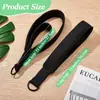 Hebilla de Tobillo Doble Anillo Pilates Yoga Doble Anillo con Correa de Agarre Correa de Hebilla de Mano Pie Fitness Banda de Tracción Accesorios de Yoga