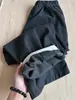 ¡ESTUDIO Primero! Pantalones Anchos de Mezcla de Lana Engrosada Color Café Japonés para Mujer Invierno 2026 Estilo Coreano Pantalones Casuales Cálidos