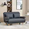 Sofá-cama dobrável, de dupla finalidade, multifuncional, adequado para ocupação individual ou dupla, ideal para apartamentos pequenos ou imóveis de aluguel, couro resistente a arranhões de gato, oferta especial, design moderno