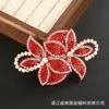 Acessórios de Joias Flor Folha de Strass Doce Moda Acessórios de Cabelo Flor Broche Sapato Bolsa Joias Artesanais DIY Acessórios Atacado