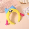 Lindas diademas de dibujos animados, divertidos sombreros de carpa y dinosaurio, diademas de tiburón súper adorables, perfectos para fotos, actuaciones de adultos y niños, y como accesorios para el cabello