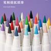 Plumón acrílico Arrtx ateshi morado absoluto 30 colores punta suave impermeable para DIY graffiti acrílico suplemento de color único