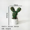 Flores Artificiales Plantas Tropicales Cactus Mini Plantas en Maceta Pequeñas Suculentas Artificiales Fabricante Suministro Directo Dropshipping Transfronterizo