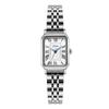 Relógio Feminino Corrente de Aço Pulseira Feminina Alta Aparência Estudante Estilo Frio Francês Nicho Luxo Leve Elegante Mostrador Quadrado Pequeno Feminino