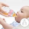 Chupón para Bebé, Cuchara para Cereal de Arroz, Cuchara de Alimentación Multifuncional de Silicona para Bebé Anti-Asfixia para Agua, Leche y Medicina, Tipo Gotero Portátil
