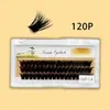Pestañas Postizas de Espantapájaros 20P Venta Caliente Transfronteriza Pegamento Termofusible Suave Terciopelo de Visón Grueso Suave Natural Segmentado Racimo Individual Injerto